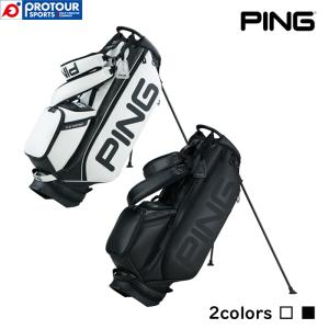 PING CADDIE BAG CB-P2307 HOOFER TOUR JP WHITE BLACK / ピン キャディバッグ CB-P2307 フーファーツアー JP ホワイト ブラック 36905 スタンド式