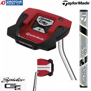 TaylorMade Spider GTx PUTTER RED SINGLE BEND / テーラーメイド スパイダー ジーティーエックス パター レッド シングルベンド｜protoursports