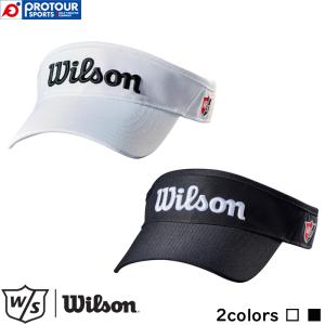 Wilson Staff VISOR WSV-2335(148321) / ウイルソン スタッフ W/Sバイザー 全2色(ホワイト/ブラック) フリーサイズ(56−75cm) ユニセックス｜protoursports