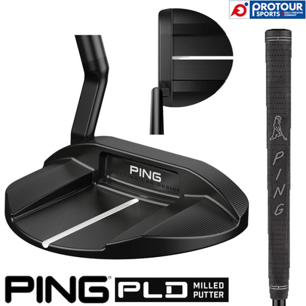 PING PLD MILLED PUTTER OSLO 4 MATTE BLACK / ピン ビーエ...