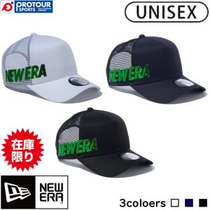 【在庫限り】NEW ERA ニューエラ 2024年 春夏モデル 9FORTY A-Frame トラッカー Sequins 全3色(ホワイト/ネイビー/ブラック) ロゴキャップ ユニセックス｜protoursports