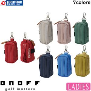 ONOFF Ball Case OA1722 LADIES / オノフ ボールケース OA1722 レディース 2022年モデル 全7色 3WAY シンプル｜protoursports