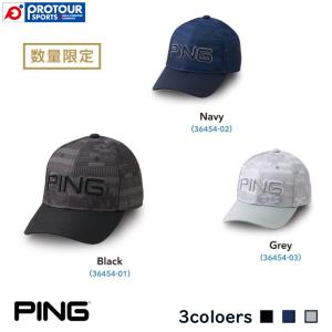 PING CAP HW-A2202 NEW NATIVE CAP BLACK NAVY GREY / ピン キャップ HW-A2202 ニューネイティブキャップ ブラック ネイビー グレイ 数量限定 36454 帽子 メンズ｜protoursports