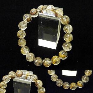 D*i様 ✴️ゴールドルチル　ルチルブレスレット　ルチルクォーツ　天然石　金針ル Original天然石] 輝く金針 ゴールドルチル A4 [13mm]100054 : PROUD