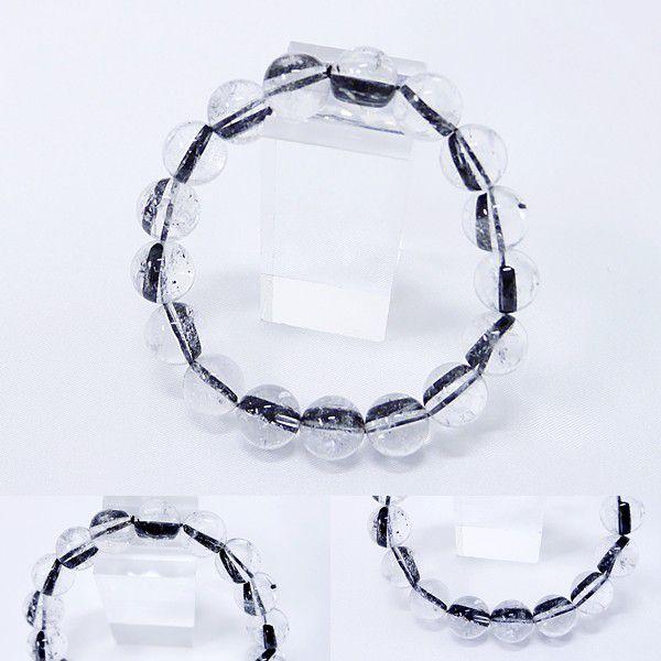 [Original天然石] 迫力の極太黒柱 黒針タイチンルチル [12mm]100029