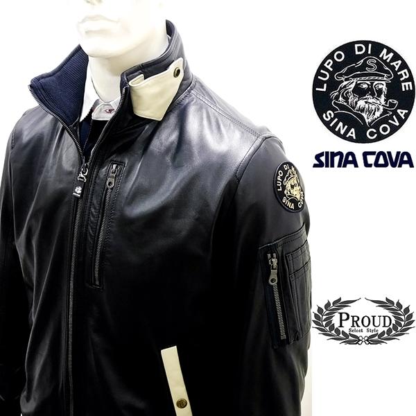 シナコバアウトレット [LL] ジャケット レザー メンズ ゴルフ タウンウェア  MA-1タイプ ...