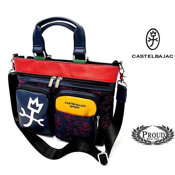 カステルバジャック ショルダーバッグ トート2WAY ゴルフ スポーツウェア メンズ レディース 新...