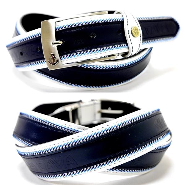 シナコバ ベルト 牛革 ゴルフ タウンウェア ロゴプレスタイプ メンズ レディース 新作23 232...