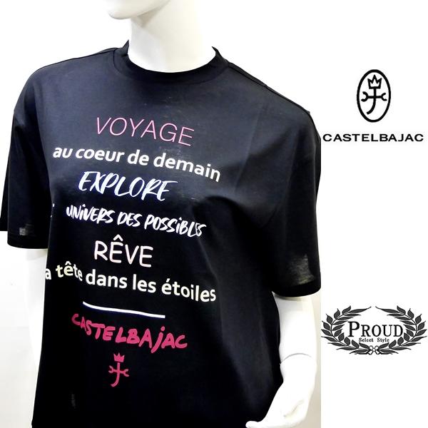 カステルバジャック アウトレット Tシャツ 40 9号 レディース ゴルフ タウンウェア 半袖 ロゴ...