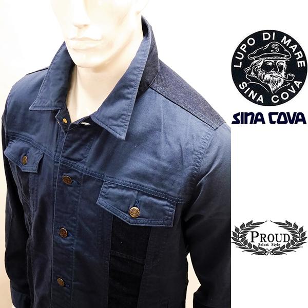 シナコバ ジャケット デニム LL ゴルフ タウン ウェア バックショットモデル メンズ 新作24S...