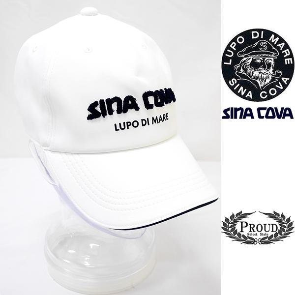 シナコバ キャップ 帽子 ゴルフ メンズ レディース兼用 シニールロゴ 14300円 新作24AW ...