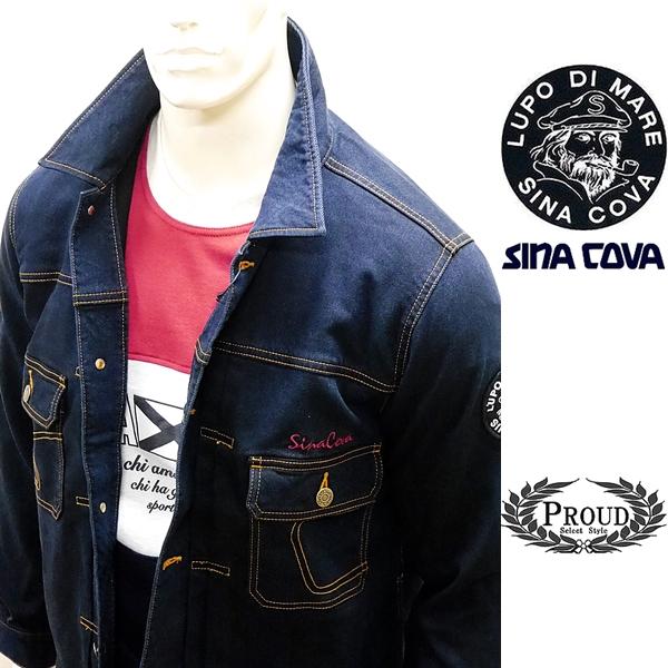 シナコバ ジャケット デニム L ゴルフ メンズウェア 裏起毛 バックショットモデル 63800円 ...