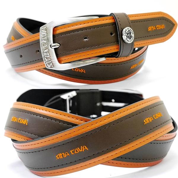 シナコバ 牛革ベルト ゴルフ タウンウェア メンズ レディース 25300円 新作25SS 2540...
