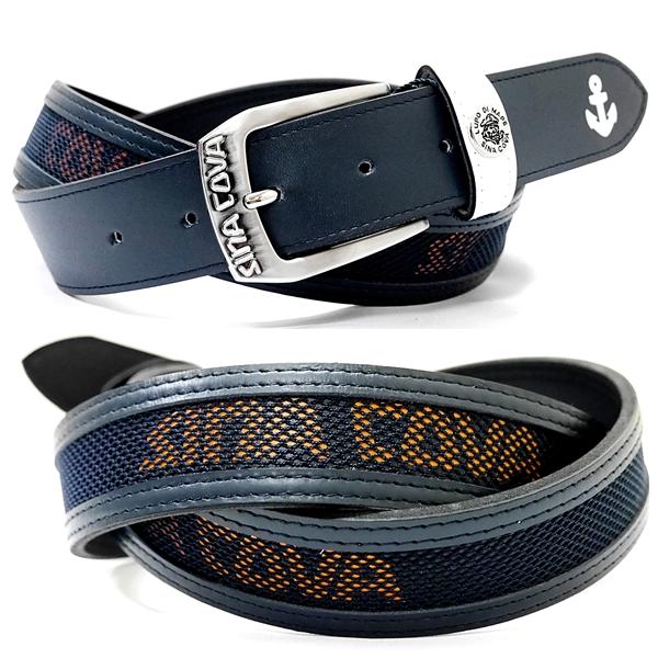 シナコバ 牛革ベルト ゴルフ タウンウェア メンズ レディース メッシュデザイン 23100円 新作...