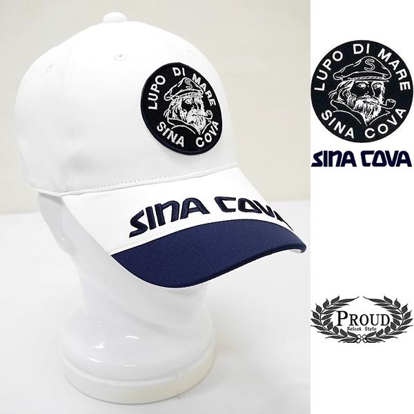 シナコバ キャップ 帽子 ゴルフ メンズ レディースウェア ヘッドアイコンロゴ 14300円 新作2...