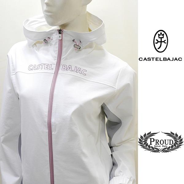 カステルバジャック パーカージャケット 40 9号 ゴルフ レディースウェア バックショットモデル ...