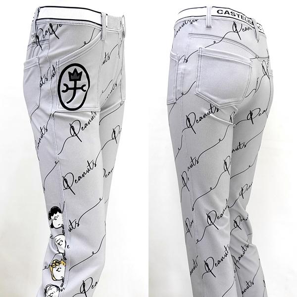 カステルバジャック スヌーピーストレッチパンツ 40 9号 ゴルフ レディースウェア 30800円 ...