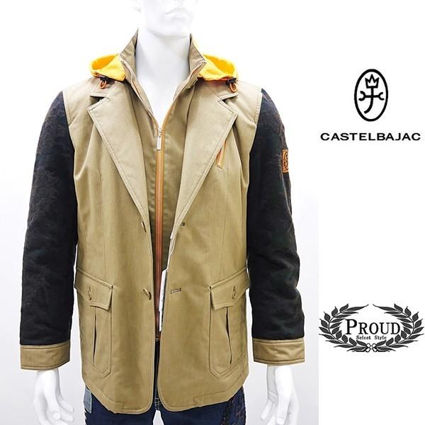 カステルバジャック アウトレット￥48000+税 [L]ジャケット フーデット3WAYスタイル] 5...