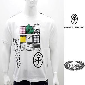 カステルバジャック アウトレット￥19000+税 [L]半袖Tシャツ 接触冷感/背面チェンジデザイン]60127038              jcTSm 21870｜proud