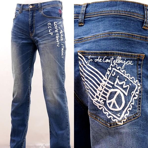 カステルバジャック 特選品￥20000+税 [82]ジーンズ ペイントメイクデザイン]7020403...