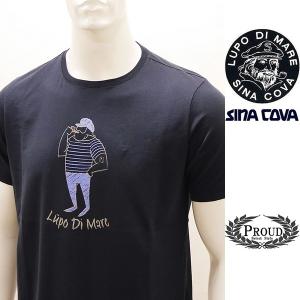 シナコバ アウトレット￥13000+税 [L]半袖Tシャツ フロントキャッチーキャラクター SINACOVA PORTOFINO]80118078            scTYsm 17130580｜proud