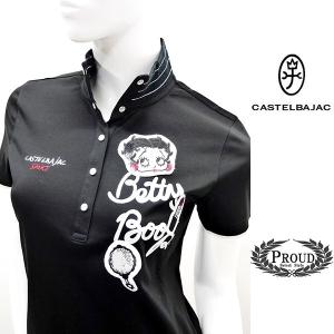 カステルバジャックレディース 特選品￥23000+税 [11号]ベティ・ブープ Betty Boop 半袖 シャツ ROYAL COOL] 80201034              jcTIsl 24670｜proud