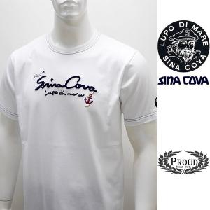 シナコバ ￥12000+税 [LL]半袖 Tシャツ メンズ フロントロゴモチーフ SINACOVA  GENOVA  90207101           scTCsm 19120560｜proud