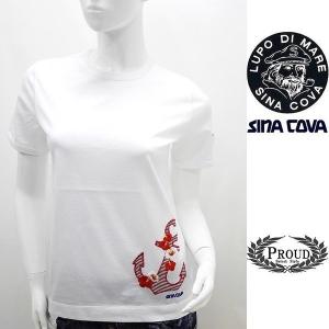 シナコバ レディース 特選品￥15000+税 [11号]半袖 Tシャツ トロピカルデザイン]90319002-e             scTIsl 18180540｜proud