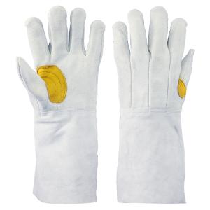 牛床革手袋 吟当付 5本指 内縫 溶接 8711-7Y 1双 : プロウエスヤフー