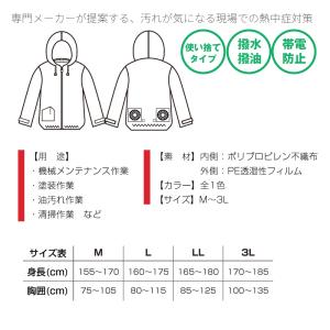 不織布空調ジャンパー 1着 B301101 バ...の詳細画像1