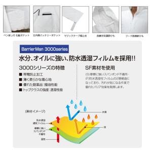不織布空調ジャンパー 1着 B301101 バ...の詳細画像2
