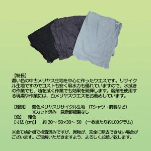 濃色メリヤスウエス 20kg梱包 4kg×5袋...の詳細画像2