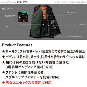 バートル ヒーターベスト 3214 サーモクラ...の詳細画像4