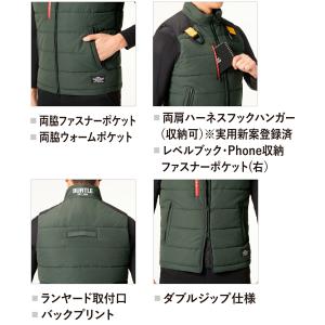 バートル 防寒ベスト 5044 サーモクラフト...の詳細画像3