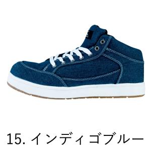 作業靴 デニム メンズ レディース 安全靴 セ...の詳細画像3
