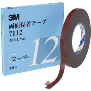3M スリーエム 7112 両面粘着テープ 12mm×10m 1巻入 （メール便対応）｜プロウェル