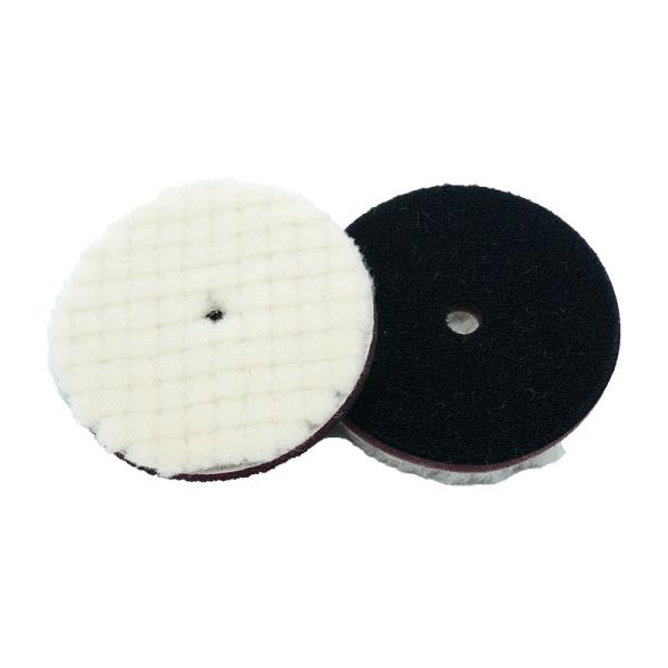 磨ディテーリング スリットショートウールバフ 3インチ ガラス・初期レンジ 磨-MG3-1 単品