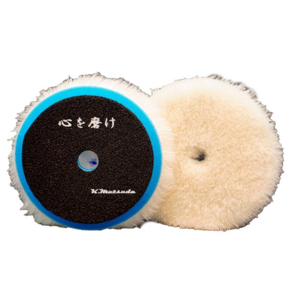 磨ディテーリング 磨-BW ブルーウールバフ 140mm 中目 5インチ BW5-1 1枚 単品