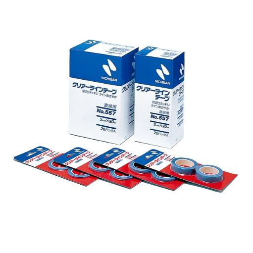 ニチバン クリアーラインテープ 直線用 No.557 3mm×20m