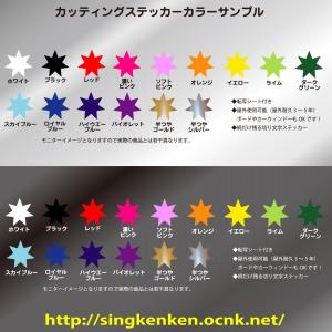 雪の結晶 スノークリスタル カッティングステッカーの詳細画像2