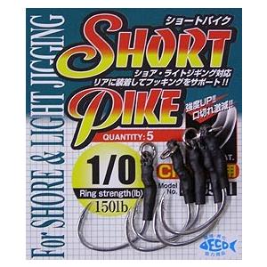 デコイ DJ-77 （ ショートパイク ）1/0 メジマグロ・カツオ 中型魚 アシスト シングルフッ...