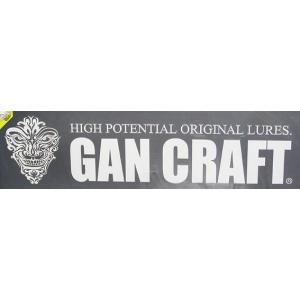 GAN CRAFT / ガンクラフト オリジナルトランスファー ステッカー M（ホワイト）