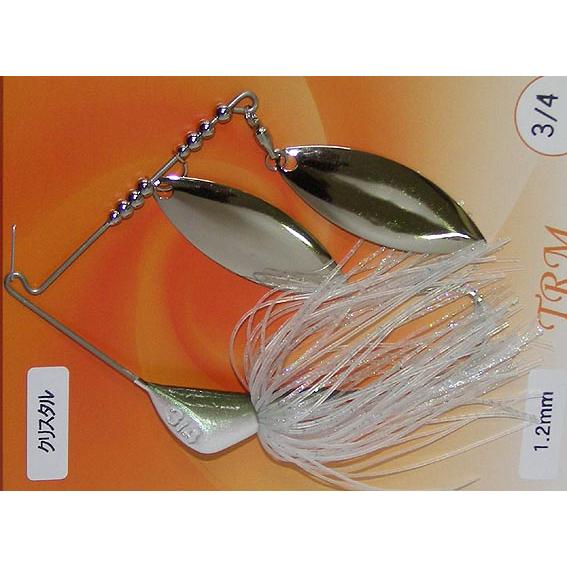 TRM ローリー ブレードノック ヘビースピナーベイト 3/4ozワイヤー1.2mm（クリスタル）T...