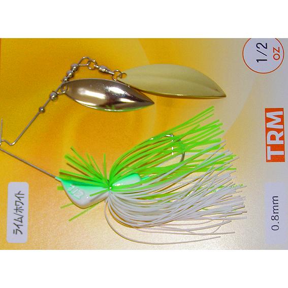 TRM ローリー ブレードノック ミニ スピナーベイト 1/2ozワイヤー0.8mm（ライムホワイト...