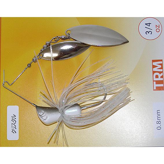 TRM ローリー ブレードノック ミニ スピナーベイト 3/4ozワイヤー0.8mm（クリスタル）T...