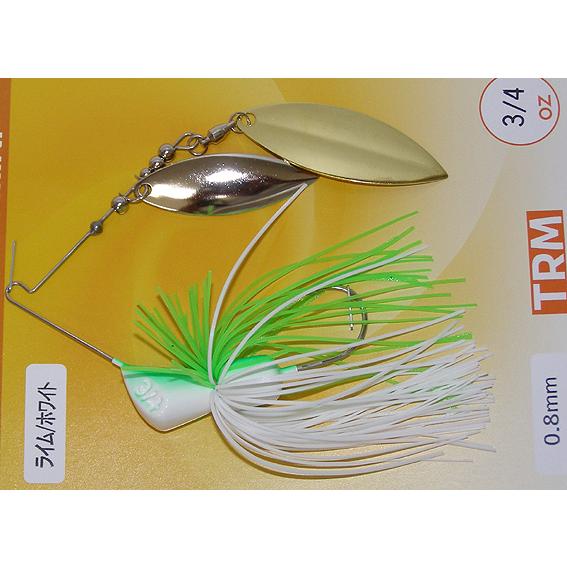 TRM ローリー ブレードノック ミニ スピナーベイト 3/4ozワイヤー0.8mm（ライムホワイト...