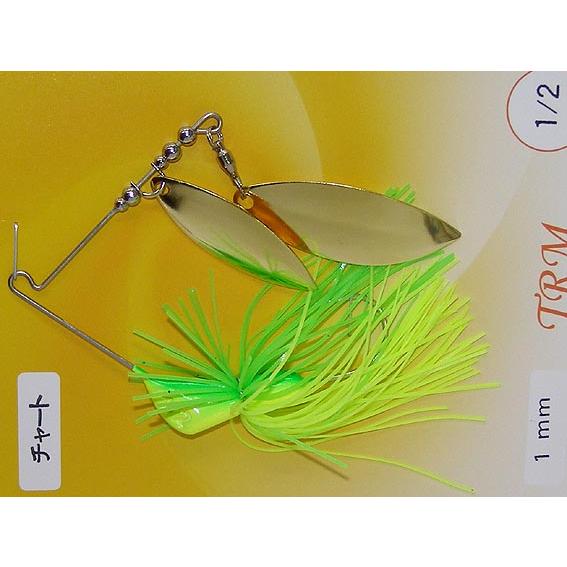 TRM ローリー ブレードノック ミニ スピナーベイト 1/2ozワイヤー1mm（チャート）TRM ...