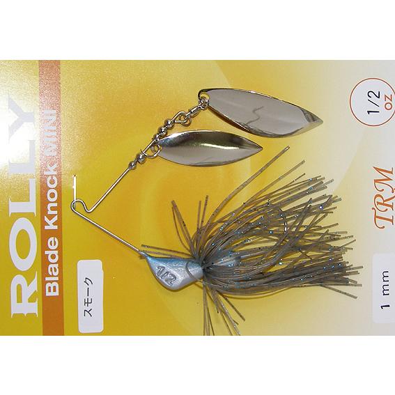 TRM ローリー ブレードノック ミニ スピナーベイト 1/2ozワイヤー1mm（スモーク）TRM ...