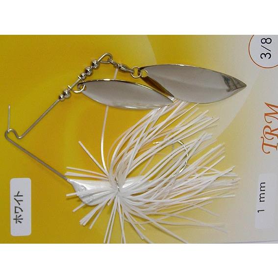 TRM ローリー ブレードノック ミニ スピナーベイト 3/8ozワイヤー1mm（ホワイト）TRM ...