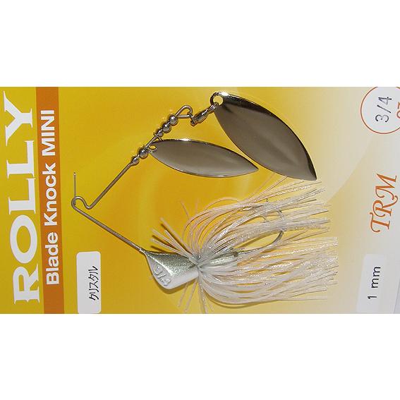 TRM ローリー ブレードノック ミニ ヘビースピナーベイト 3/4ozワイヤー1mm（クリスタル）...